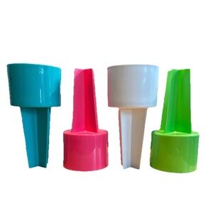 Spiker Beach Buddy Colorful Cup Holder Set of 4 Stick in the sand & hold drinks